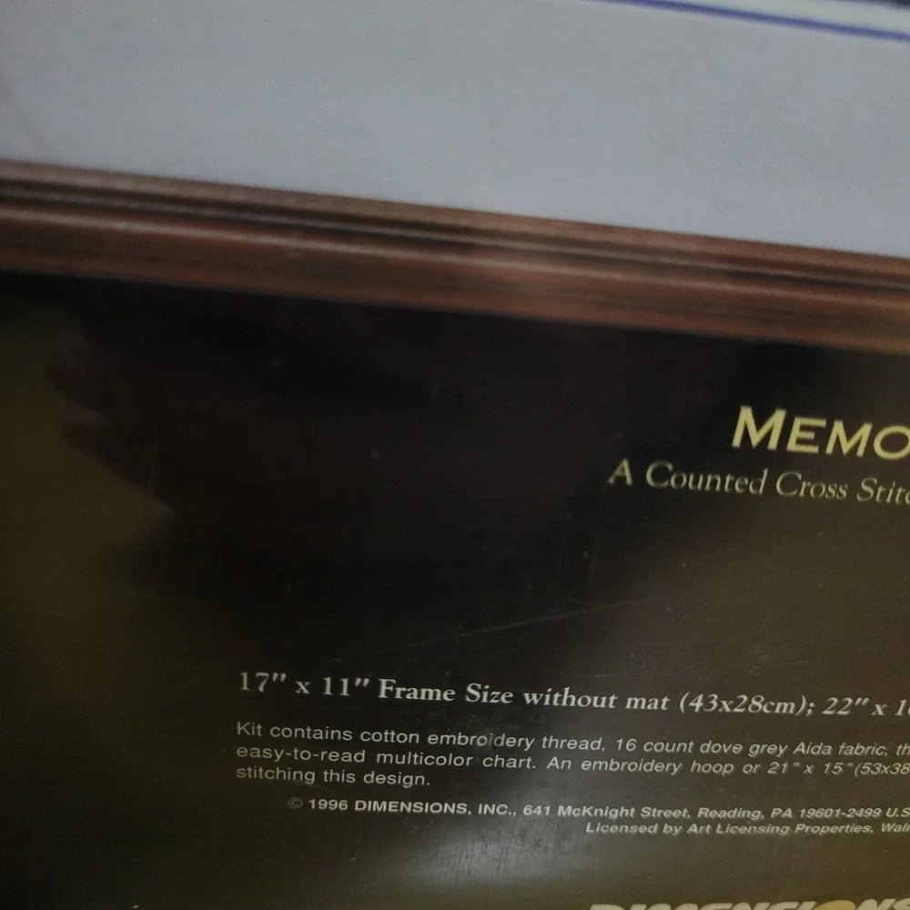 Dimensions Gold Collection Counted Cross Stitch Kit Memory Lane 11